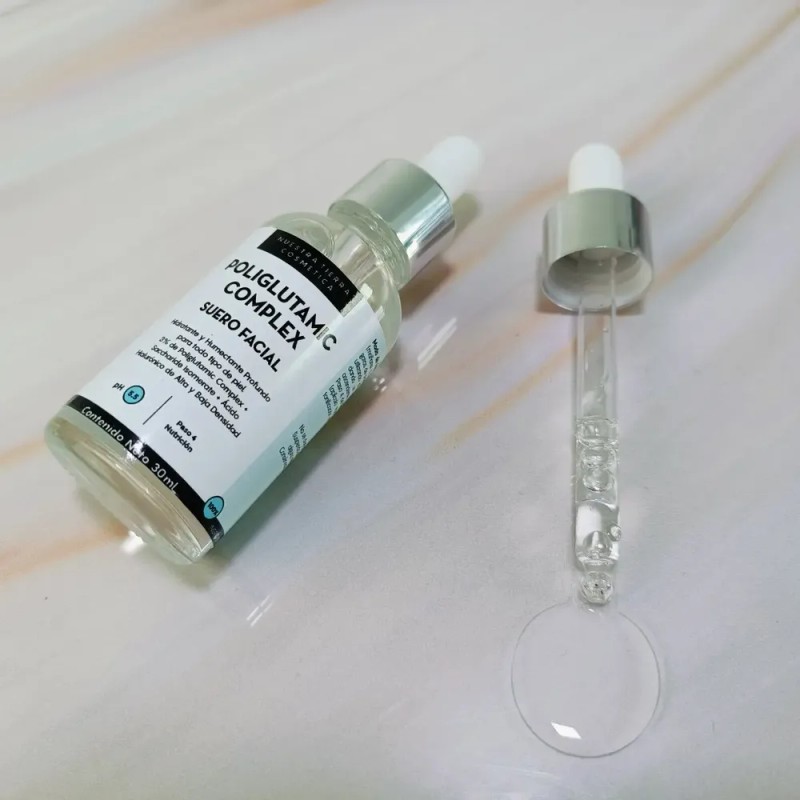 Ácido Poliglutámico Nuestra Tierra Cosmética Suero Hidratante Y Humectante Profundo