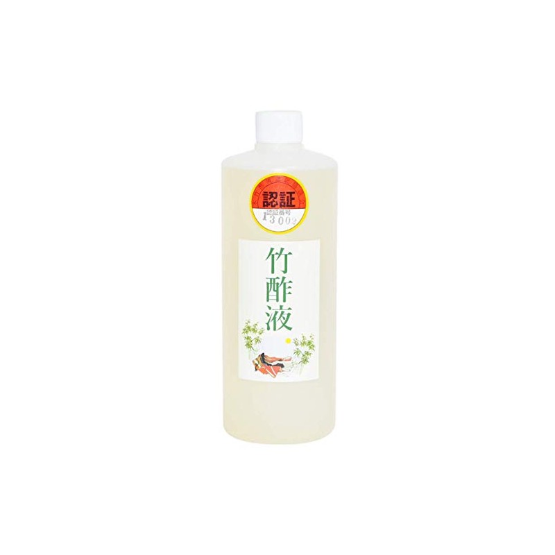 Distillation Bamboo Vinegar Liquid, 16.9 fl oz (500 ml), Wooden