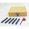 A.D. International 5 Pieces Indexable Turning Tool Set with TCMT16T304