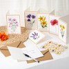 Candcamp 24 Pack Floral Blank Cards with Envelopes and Stickers,