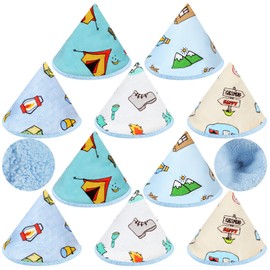 Timgle 10 Fundas para Orinar de Terciopelo Coral para Bebé Niño, Fuerte Protector para Orinar de Absorción de Agua, Gorro para Orinar Reutilizable, Accesorio para Cambiar Pañales (Camping)