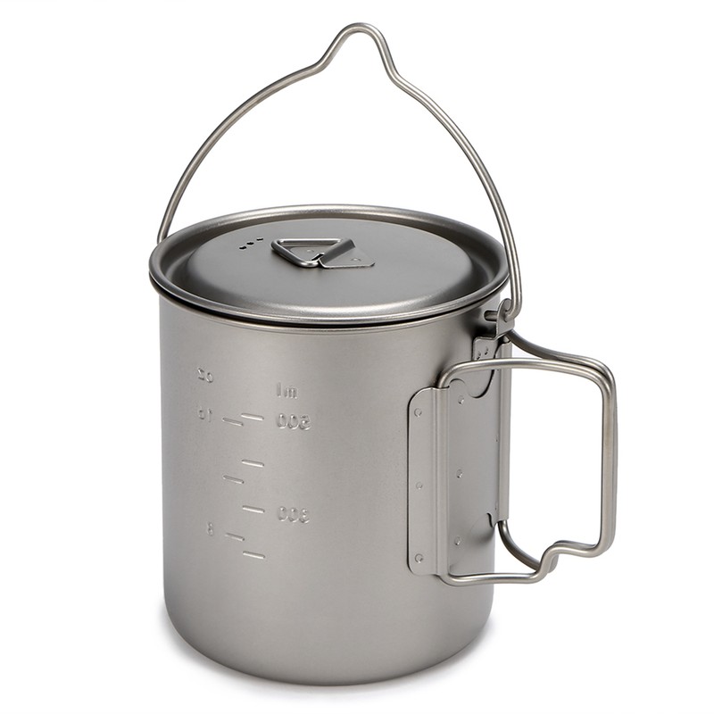 Ultralight Titanium Cup Outdoor Portable Mug Camping Picnic Water Cup