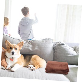 MAGICLULU Pcs Flannel Pet Blanket Fleece Pet Bedding Solid Blanket Faux Dog Towel Warm and Cozy