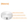 QUARKZMAN Round Aluminium Disc, Pack of 2 M6 x 30