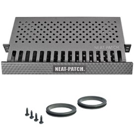 Neat Patch Mini 1U Low Profile Cable Management Unit (2 Pack)