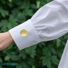 Leraverppy Enamel Pin,Tetragrammaton Lapel Pin Round Gold Jehovah Witness Pin