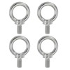 PATIKIL Lifting Eye Bolts UNC3/8"-16 4pcs 316 Stainless Steel Marine