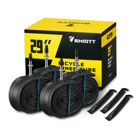 Rmiott 29 inch Mountain Bike Tire Tube 29 x 1.75 1.8 1.85 1.9 1.95 2.0 2.1 2.125 Presta Valve 48mm Heavy Duty Butyl Rubber 29in MTB Bicycle Inner Tube Replacement 4 Pack