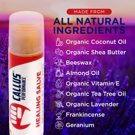 Callus Performance Healing Salve | Helps Heal callous Rips on Your Hands - Designed for: Gymnastics, Weight-Lifting, Cross Training, Gym, Rock Climbers | Moisturize Skin Properly | Mint Scent