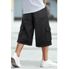 GINGTTO Mens Baggy Jorts Loose Fit Long Cargo Shorts for