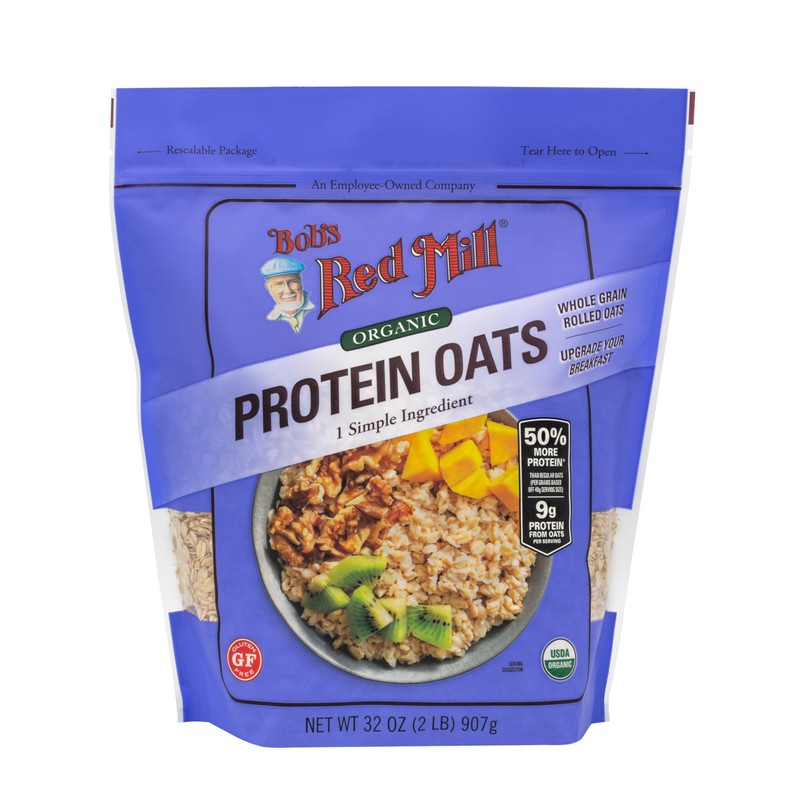 Bob's Red Mill Organic Gluten Free Protein Oats, 32oz (Pack
