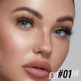 evpct 2-in-1 Eyebrow Pencils with Gel for Women (1Pcs Taupe 01, 1 Count (Pack of 1))