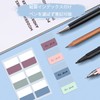 LOORIPRO Sticky Notes, Film with Paper Indexes, Writable Indexes, Headers,