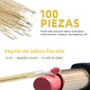 300 pcs Cepillos Desechables para Pestañas, Cepillos Labios y Microaplicador,