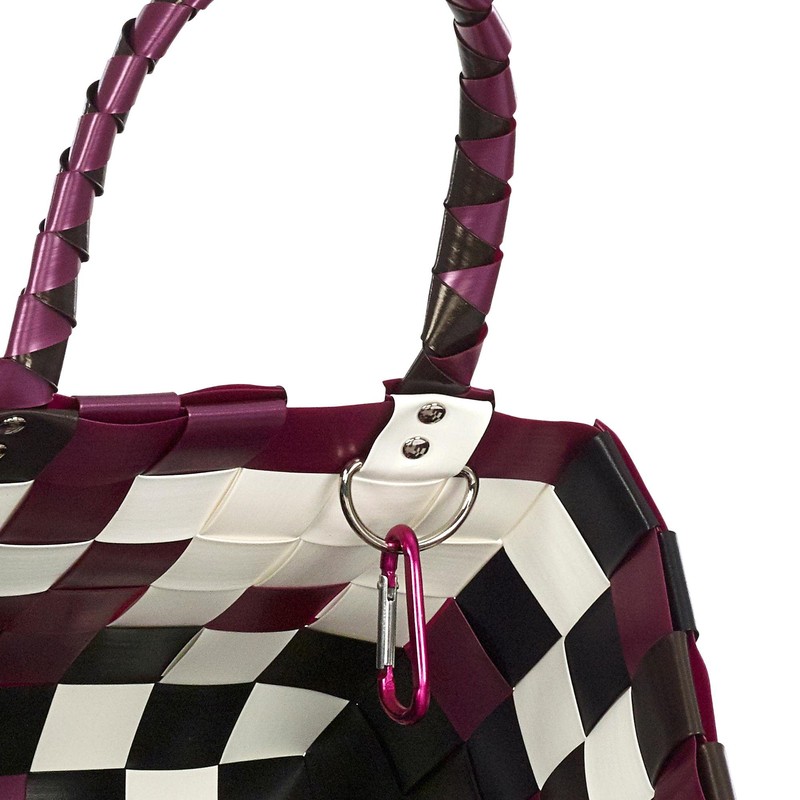 Witzgall Ice-Bag Mini Shopper 5008-01 Original Shopping Basket Dark Red/White