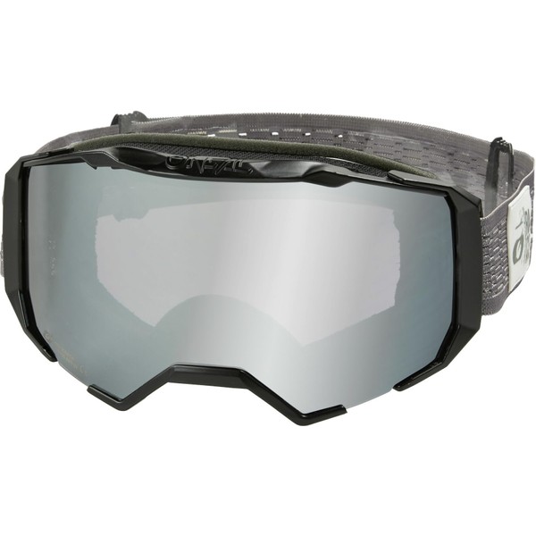 O'NEAL B-22 Static Grey Safety Glasses - Silver Mirrored