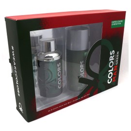 Benetton - Colors De Benetton Green - Edt Spray 3.4 Oz & Deodorant Spray 5.1 Oz