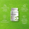 Vitamina D3 5000 IU + K2 100 mcg 250 Cápsulas