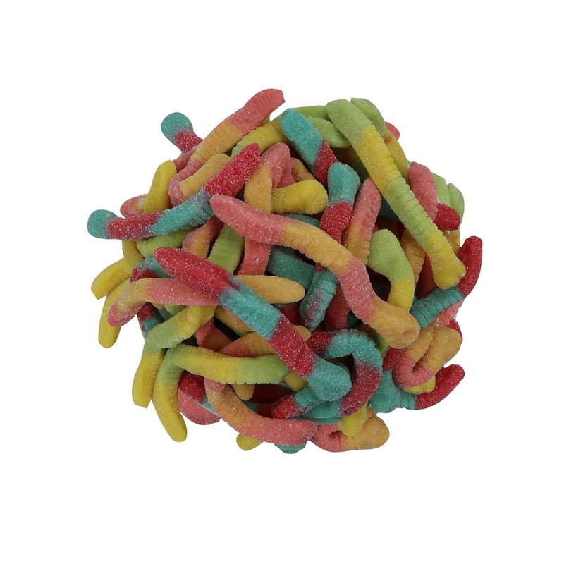 Smarty Stop Gummy Worm Candies (2 Pound (Pack of 1),