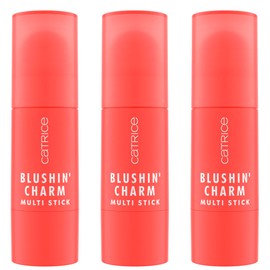 Catrice Blushin' Charm Multi Stick Blush No. 020, Orange, Instant Result, Natural, Radiantly Fresh, Vegan, Paraben-Free, Microplastic Particles, Nanoparticles Free, Pack of 3 (3 x 5.5 g)