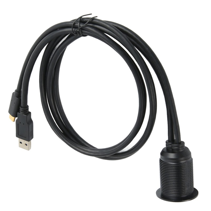 Type C 3.1 to USB 3.0 Flush Mount Cable with