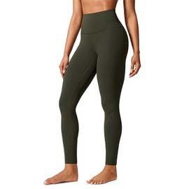 CRZ YOGA Butterlift Workout Leggings 28" - High Waisted Pilates Gym Athletic Womens Yoga Pants Buttery Soft Olive Green X-Large