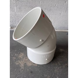 LASCO 10 in PVC 45 ELBOW Sch40 Slip ends