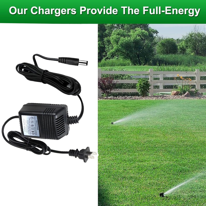 UPMMUD 24VAC Power Adapter Transformer for Sprinkler Systemfor Indoor Irrigation