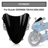 PSLER Windshield WindScreen Double Bubble for GSXR600 750 K4 2004-2005,