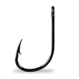 Mustad Ultra Point Long Shank Kirbed Point Big Gun Bait Hook (Pack of 3), Black Nickel, Size 9/0