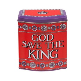 Elite Gift Boxes Emma Bridgewater - God Save The King Bow Fronted Caddy Tea Caddy 141 X 104 X 152mm, ROY3189
