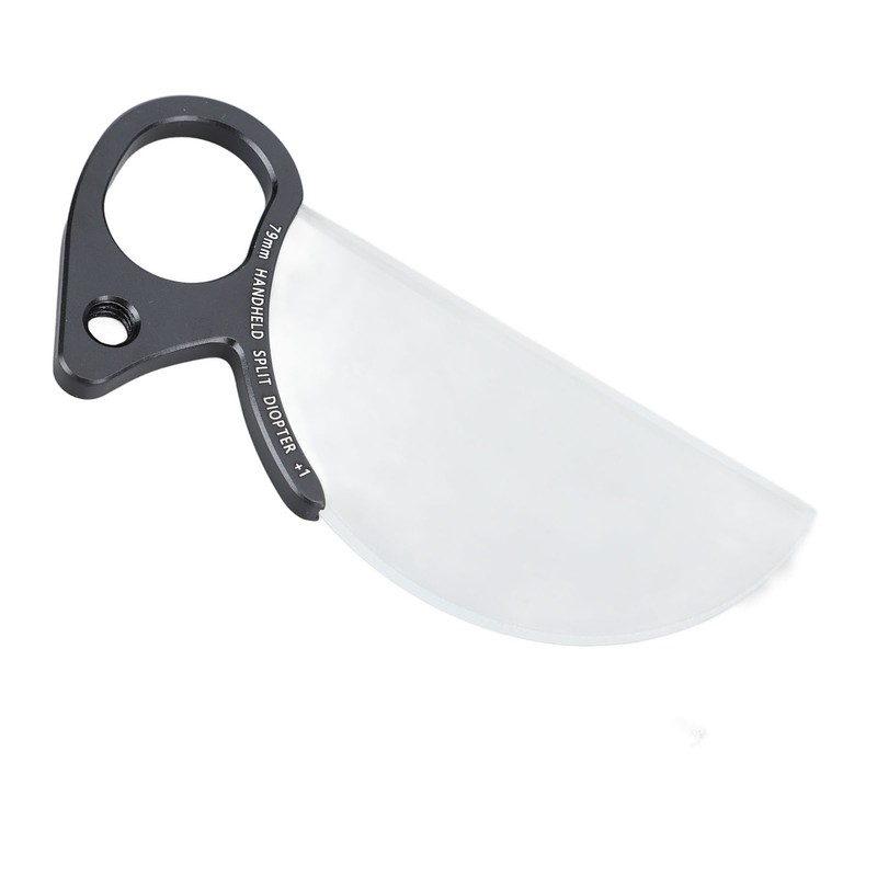 Handheld Split Diopter Filter 79mm Foreground +1 Blur Optical Glass