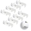 Pack of 8 Clamping Brackets Attachment Clamp Support Roller Blind