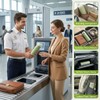 4 in 1 Travel Dispenser Bottle Set, Leakproof TSA Travel