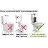 R&T A2422M 3" Dual Flush Valve with Push Button Dual