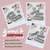 Wedding Countdown Sign - Plaque and Calendar for Planning -