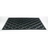 HomeRoots 22" X 36" Black Rubber Outdoor Door Mat
