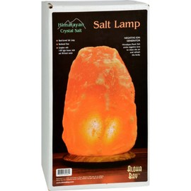 Himalayan Salt Lamp 12 inch Wood Base