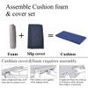 MICUSHION Piano Bench Cushions 40x14 Inch for Reading Nook with