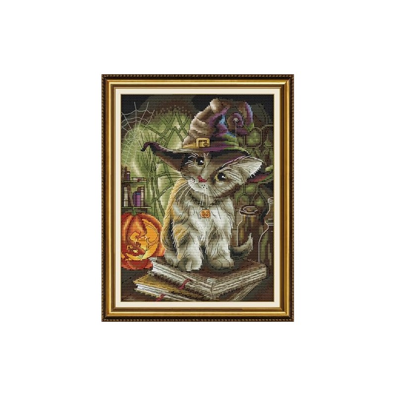 Stitchmelody Stamped Cross Stitch Kits,11CT Printed Pattern Embroidery Kit DIY