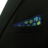 S&W SHLAX&WING Mens Assorted Pocket Square Geometric Floral Pattern Large