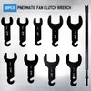 SMOTIVEPRO 10Pcs Pneumatic Fan Clutch Wrench Set Removal Tool Kit,