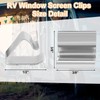 Datanly 8 Pcs RV Window Replacement Screen Clips Screen Installer