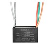YukiHalu Ceiling Fan Capacitor CBB61 4uF + 4uF + 2.5uF