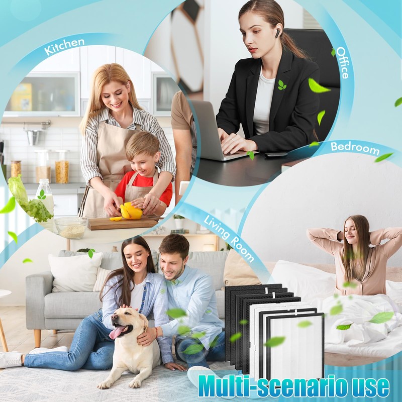 2SET MinusA2 Replacement Filter-Compatible with Compatible with Rabbit Air Purifier
