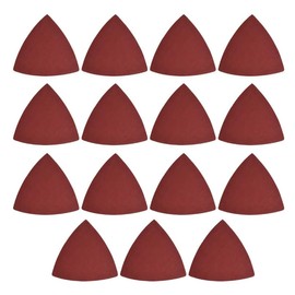 MACHSWON Triangular Sanding Paper,Triangle Oscillating Multi Tool,Hook and Loop Sanding Pads,40 Grits 15pcs