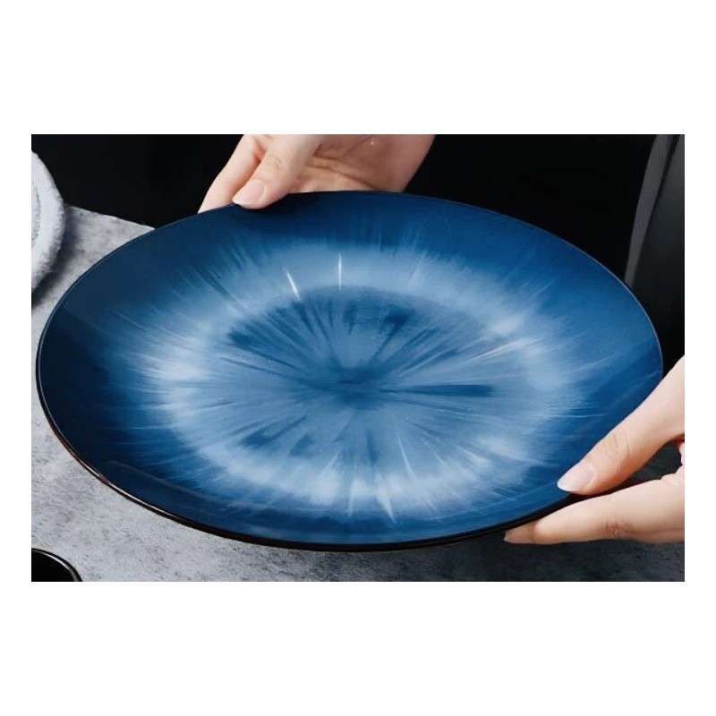 Royal Norfolk Blue Burst Dinner Plate 10.5”-Brand New-SHIPS N 24