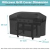 Hiticover Grill Cover for Nexgrill Daytona 720-1058 4-Burner Flat Top