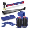 WORKPRO Laminate Flooring Installation Kit - Rubber Mallet with Fiberglass