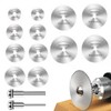 12 Pcs Drill Saw Blades for Dremel Rotary Tool Rotary
